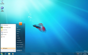 Windows 7 build 7000 desktop